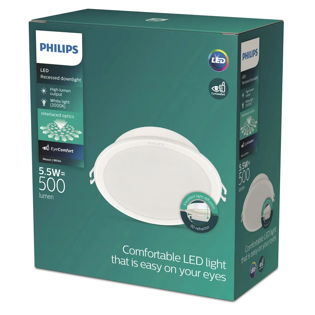 2x-panel-led-okragly-philips-9-x-9-cm-bialy