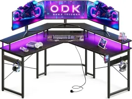 2x-biurko-gamingowe-led-129x129cm-gniazdka-usb-czarne