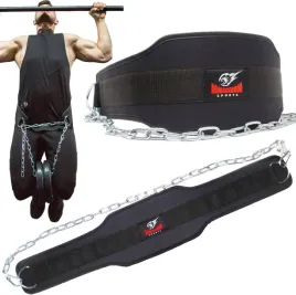 2x-pas-obciazeniowy-dip-belt-lancuch-120-cm