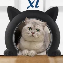 2x-drzwi-wewnetrzne-dla-kota-xl-czarne-bezpieczne-trwale-przejscie-dla-psa