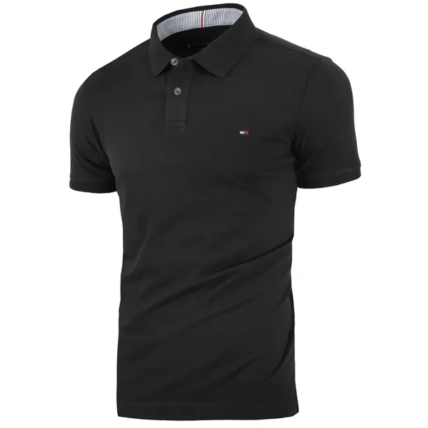Koszulka Polo Tommy Hilfiger czarna męska premium r. M