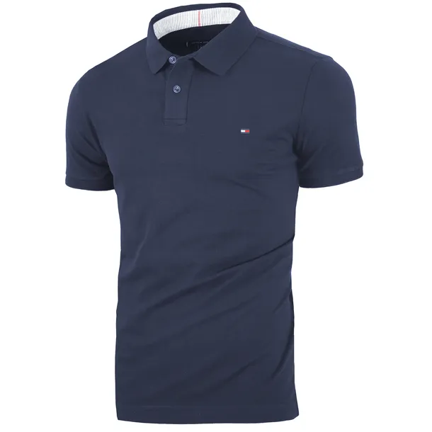 Koszulka Polo Tommy Hilfiger granatowa męska premium r. M