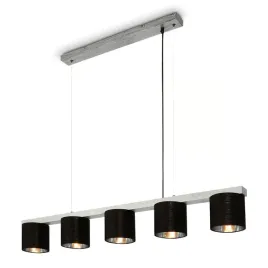 lampa-wiszaca-5xe14-czarna-drewno-tkanina-110-cm-nad-stol-wyspe-salon