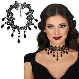 choker-naszyjnik-czarny-z-czarnymi-kamieniami-wrozki-czarodziejki-halloween