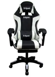 fotel-gamingowy-k4-r-sport-bialo-czarny-z-podnozkiem-masazer
