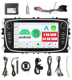 radio-2din-nawigacja-android-ford-mondeo-mk4-iv-4-64-gb-dsp-carplay-lte
