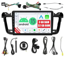 radio-2din-nawigacja-android-peugeot-508-dsp-carplay-3-32-gb-lte