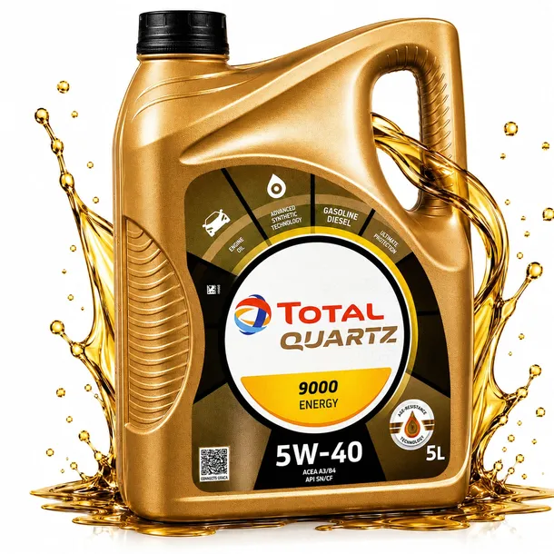 TOTAL QUARTZ 9000 ENERGY 5W40 5L OLEJ SILNIKOWY A3/B4 SN/CF BENZYNA DIESEL