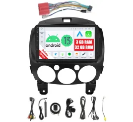 nawigacja-radio-samochodowe-2din-android-mazda-2-ii-3-32-gb-dsp-carplay-lte
