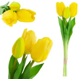 bukiet-tulipanow-gumowanych-silikonowych-3szt-lux-zolte-tulipany-jak-zywe