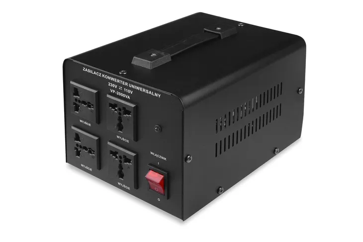 KONWERTER NAPIĘCIA Volt Polska VP 2000 Moc 2000W 230V 110V Uniwersalny