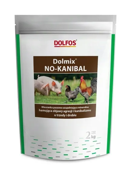 Dolmix NO-KANIBAL 2kg agresja kanibalizm drób