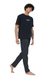 trendyol-pizama-meska-granatowe-spodnie-i-bluzka-w-paski-2xl-5-b