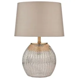 szklana-lampa-stolowa-sonia-son4232-dar-lighting-z-abazurem-srebrna-szara
