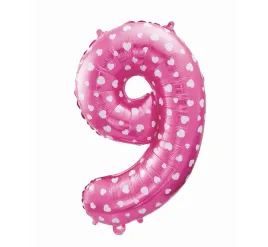 balon-foliowy-cyfra-9-rozowa-w-serca-61-cm