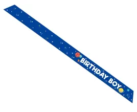 szarfa-urodzinowa-urodziny-chlopca-birthday-boy-w-kosmosie-kosmos-10x150-cm