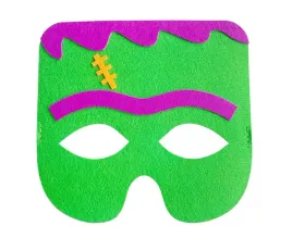 maska-filcowa-zielony-potwor-frankenstein-halloween-dla-dzieci