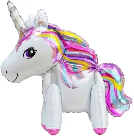 balon-foliowy-jednorozec-little-pony-bialy-stojacy