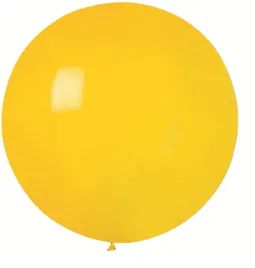 balon-gigant-kula-pastelowa-zolty-olbrzymi-80-cm