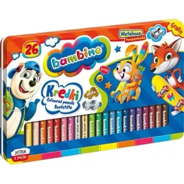 kredki-z-glinki-kaolinowej-zestaw-26-kredek-temperowka-bambino-st-majewski