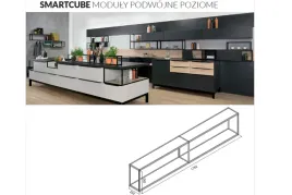 schuco-28-955-04-kpl-regal-smartcube-podwojny-poziomy-900-inox