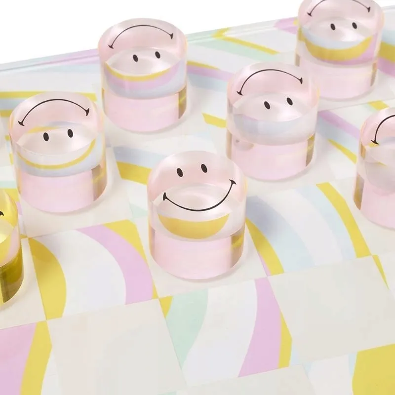 sunnylife-warcaby-lucite-smiley