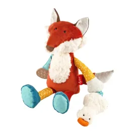 zabawka-rozwojowa-lisek-32cm-szelescik-grzechotka-gryzaczek-dzieci-sigikid