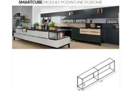 schuco-28-951-05-kpl-regal-smartcube-podwojny-poziomy-600-czarny