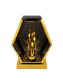 lampion-solarny-kapliczka-trapez-z-3-swieczkami-zloty-polysk-25cm