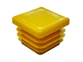 zaslepka-profila-zolta-25x25-mm-kwadrat-5szt