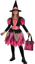 stroj-czarownicy-dziewczecy-ciao-halloween-8-10-lat-z-kapeluszem