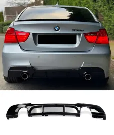 bmw-e90-e91-335-look-m-pakiet-dyfuzor-zderzaka-m-performance-tyl-czarny