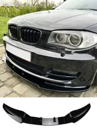 bmw-e81-e82-e87-e88-lci-lift-dokladka-zderzaka-standard-zwykly-przod-czarny