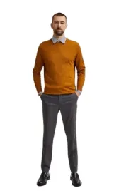 selected-homme-spodnie-casual-meskie-w-krate-proste-dlugie-50-n1b