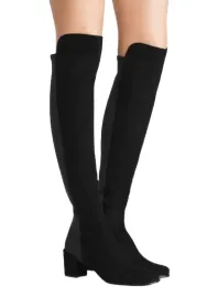 stuart-weitzman-czarne-kozaki-muszkieterki-ze-skora-36-3dd