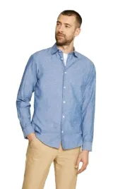 selected-homme-niebieska-koszula-len-bawelna-slim-na-guziki-l-n1b