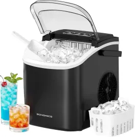 kostkarka-do-lodu-songmics-przenosna-12kg-24h-samoczyszczaca-czarna
