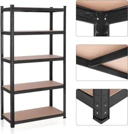 regal-magazynowy-songmics-5-polek-600kg-regulowany-czarny-200cm