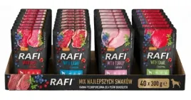 rafi-mix-smakow-karma-mokra-dla-psa-40x300g-wolowina-jagniecina-indyk-dziczyzna