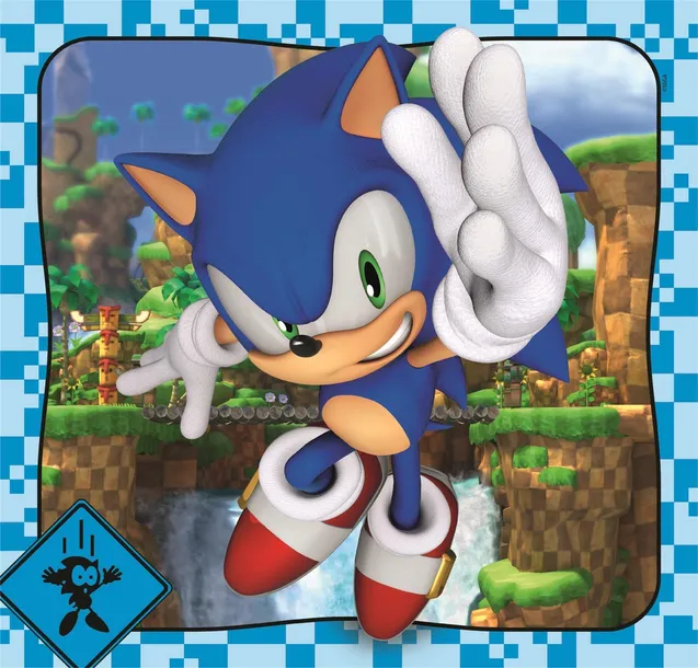 puzzle-3x48-elementow-sonic-marka-clementoni