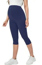 shein-legginsy-ciazowe-granatowe-krotka-nogawka-wysoki-stan-38-1hd