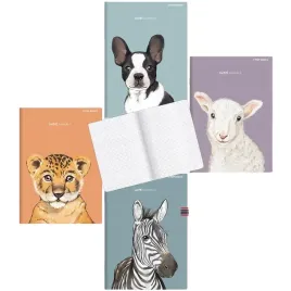 top-2000-zeszyt-do-slowek-a6-sweet-animal-32-kartki-w-kratke-mix-1-sztuka