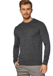 selected-homme-gladki-sweter-z-welna-merynosow-grafitowy-s-n1d