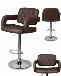 just-sit-vinci-brazowy-hoker-barowy-z-oparciem-i-podlokietnikami