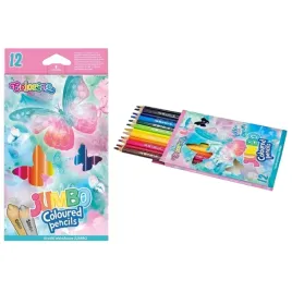 colorino-dreams-kredki-olowkowe-trojkatne-jumbo-12-kolorow