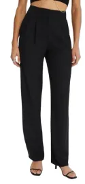 trendyol-czarne-eleganckie-spodnie-proste-wysoki-stan-38-j-c