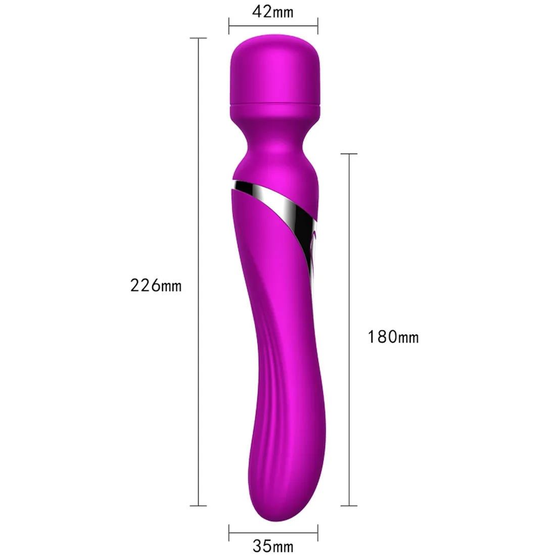 stymulator-silicone-dual-massager-usb-7-7-function-purple-stan-nowy
