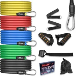 zestaw-5-gum-oporowych-do-cwiczen-fitness-crossfit-kotwica-paski-uchwyty