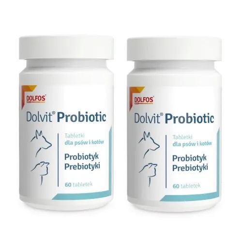 Dolfos Dolvit Probiotic probiotyk 60 tabl pies/kot
