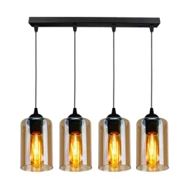 lampa-wiszaca-czarno-szklana-4xe27-bistro-candelux